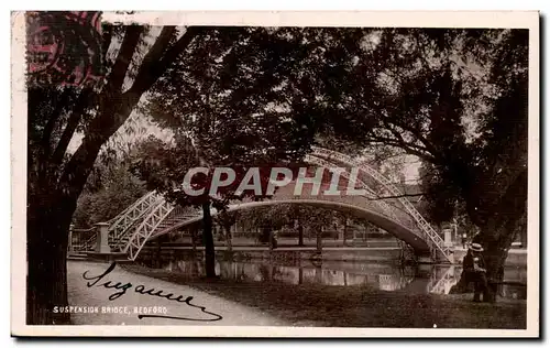 Grande Bretagne Great BRitain Cartes postales Suspension Bridge Bedford