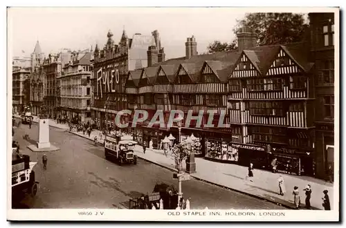 Grande Bretagne Great BRitain Cartes postales Londres London Old staples Inn Holborn