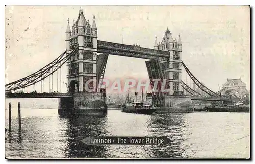 Grande Bretagne Great Britain Ansichtskarte AK London Londres The tower bridge