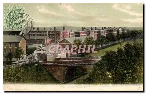 Grande Bretagne Great Britain Cartes postales Whichester Barracks