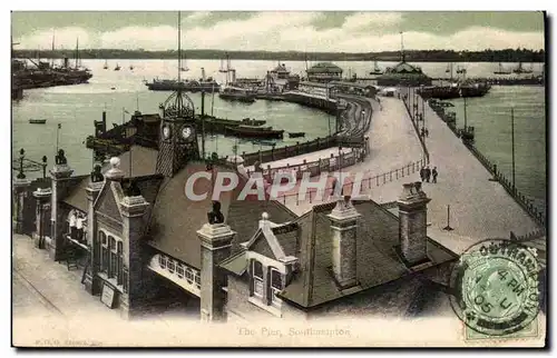 Grande Bretagne Great Britain Cartes postales the pier Southtampton