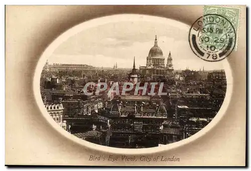 Grande Bretagne Great Britain Cartes postales Bird's eye view City of London