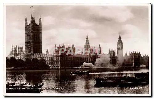 Grande Bretagne Great Britain Ansichtskarte AK Londres London Houses of Parliament