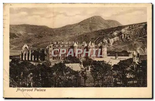 Grande Bretagne Great Britain Cartes postales Holyrood palace