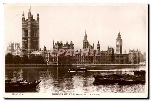 Grande Bretagne Great Britain Ansichtskarte AK Londres London Houses of Parliament