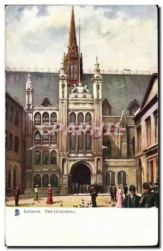 Grande Bretagne Great Britain Ansichtskarte AK Londres london The guildhall