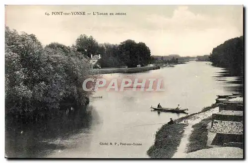 Pont sur Yonne Cartes postales L'Yonne en amont