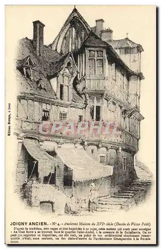 Joigny l&#39ancien Ansichtskarte AK Ancienne maison du 16eme