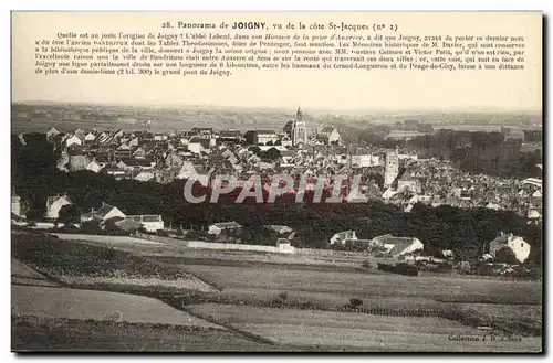 Joigny l&#39ancien Ansichtskarte AK Vu de la cote Saint Jacques