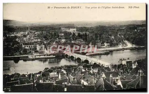 Joigny l'ancien Cartes postales Vu prise de l'eglise Saint Jacques