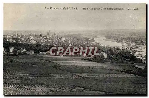 Joigny Ansichtskarte AK Vue prise de la cote Saint Jacques