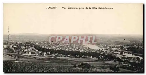 Joigny Ansichtskarte AK Vue prise de la cote Saint Jacques