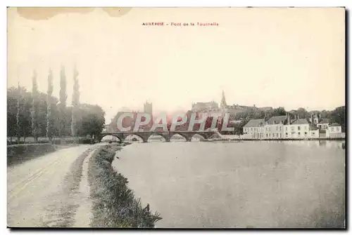 Auxerre Ansichtskarte AK Pont de la tournelle