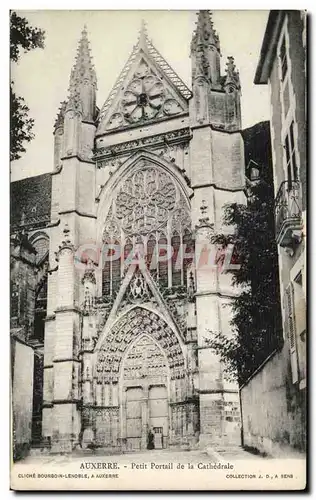 Auxerre Cartes postales Petit portail de la cathedrale