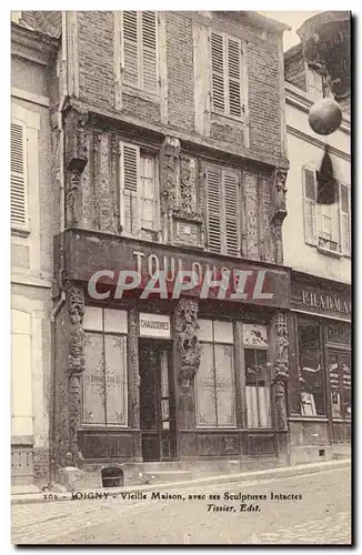 Joigny Cartes postales Vieille maison avec ses sculptures intactes