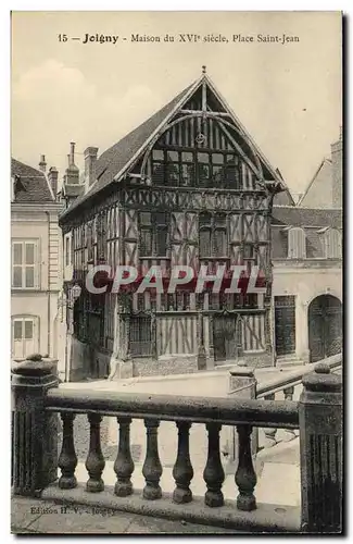 Joigny Cartes postales Maison du 16eme Place Saint Jean