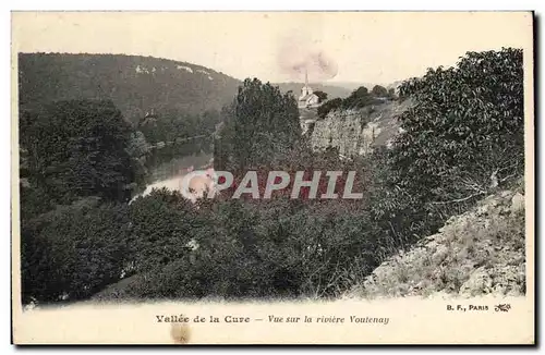 Vallee de la Cure Ansichtskarte AK Vue sur la rivier Voutenay