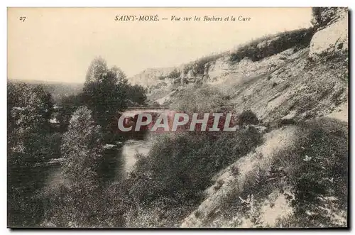 Saint More Cartes postales Vue sur les rochers et la cure