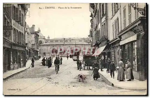Troyes Cartes postales place de la bonneterie