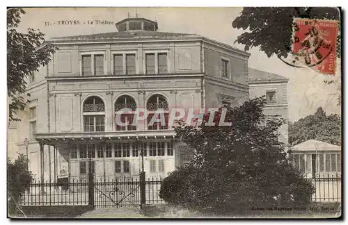 Troyes Ansichtskarte AK Le theatre