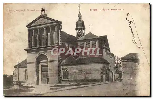 Troyes Ansichtskarte AK Eglise Saint martin