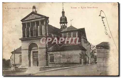 Troyes Cartes postales Eglise Saint martin
