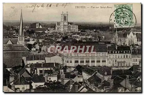 Troyes Cartes postales Vue sur Saint Remy