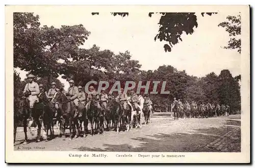 Mailly le Camp - Camp de Mailly - Cavalerie Depart pour le manoeuvre - Ansichtskarte AK