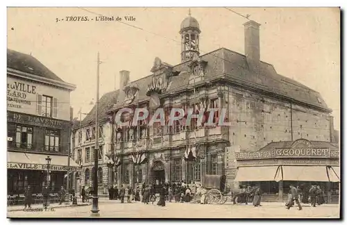 Troyes - L&#39Hotel de Ville - Cartes postales