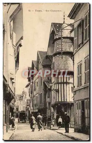 Troyes - Rue Champeaux - Cartes postales