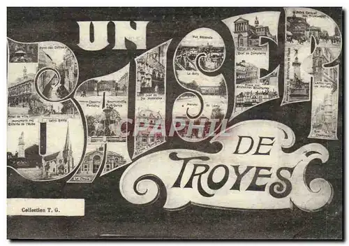 Troyes - Souvenir - Un baiser de Troyes - Cartes postales