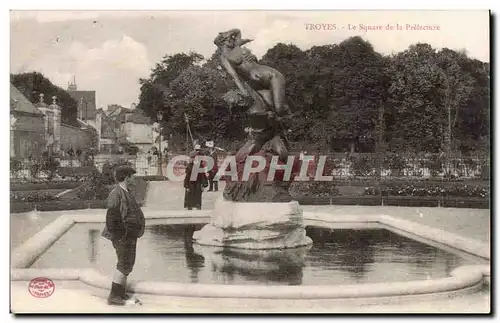 Troyes - Le Square de la Prefecture - Cartes postales