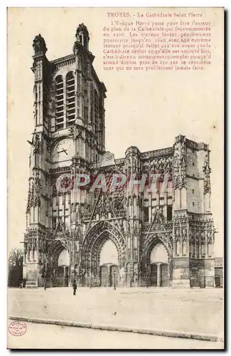 Troyes - La Cathedrale Saint Pierre - Ansichtskarte AK