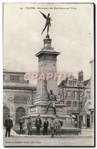 Troyes - Monuments des Bienfaiteurs de l&#39Aube - Ansichtskarte AK