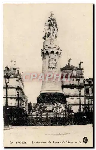 Troyes - Les Monument des Enfants de l&#39Aube - Cartes postales