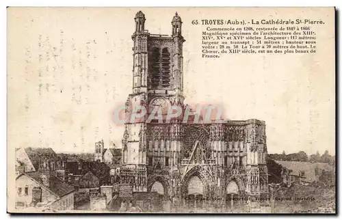 Troyes - La Cathedrale St Pierre - Cartes postales