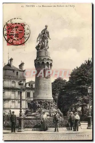 Troyes - La Monument des Enfants de l&#39Aube - Cartes postales