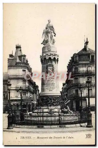 Troyes - Monument des Enfants de l'Aube - Cartes postales