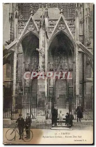 Troyes - Eglise saint Urbain Entree Cote Sud - Ansichtskarte AK