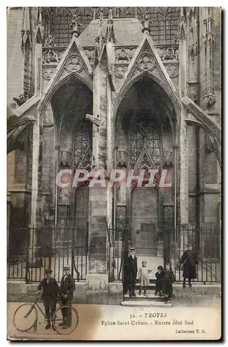 Troyes - Eglise saint Urbain Entree Cote Sud - Cartes postales