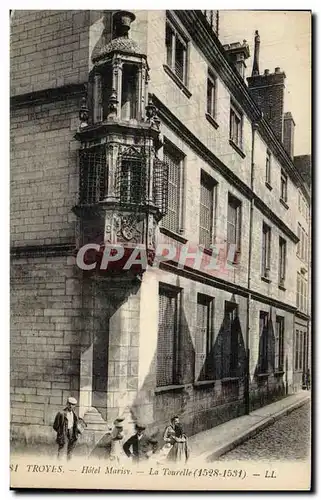 Troyes - Hotel Marisy - Le Tourele 1528 1531 - Cartes postales