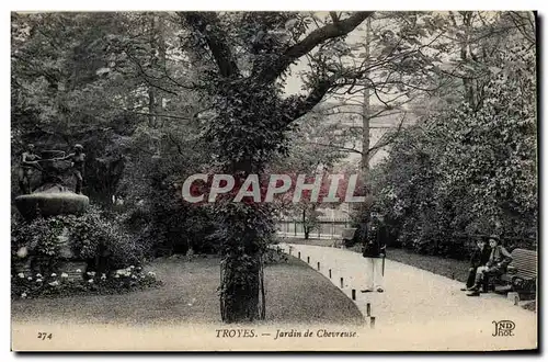 Troyes - Jardin de Chevreuse - Cartes postales