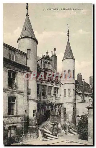 Troyes - L'Hotel de Vauluisant - Cartes postales
