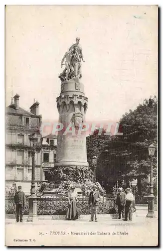 Troyes - Monument des Enfants de l&#39Aube - Cartes postales