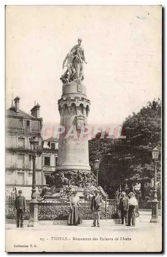 Troyes - Monument des Enfants de l'Aube - Cartes postales