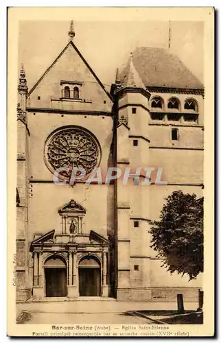 Bar sur Aube - Eglise Saint Etienne Cartes postales