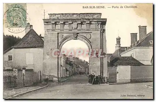 Bar sur Seine - Porte de Chatillon Cartes postales