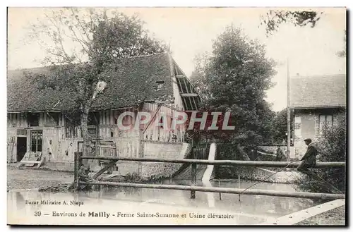 Environs de Mailly Ansichtskarte AK Ferme Sainte Suzanne et usine elevatoire