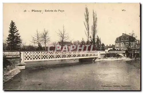 Plancy Cartes postales entree du pays