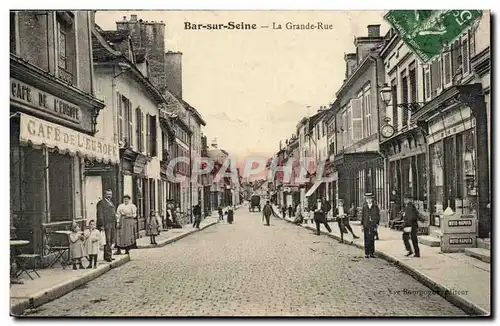 Bar sur Seine Cartes postales La grande rue